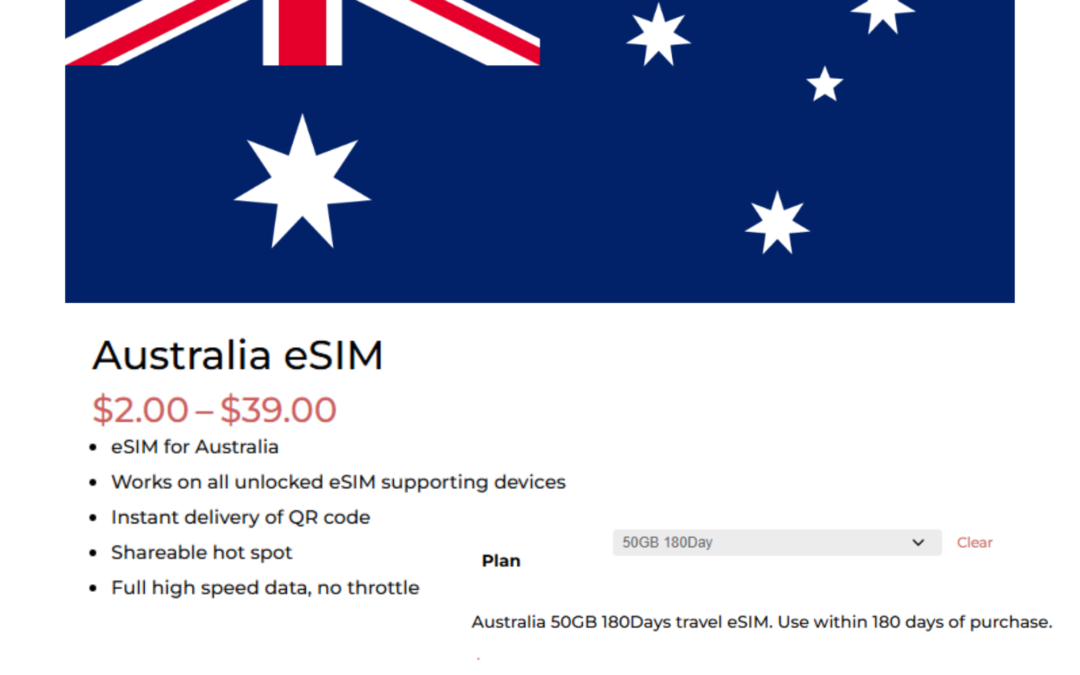 Australia Travel eSIM